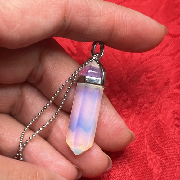 Opal Glow DT Angel Aura Point Pendant  (Include Chain) - Picture 6 of 7